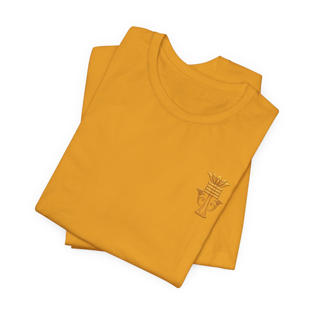 Egyptian Ankh Heart Chest Tee Printify