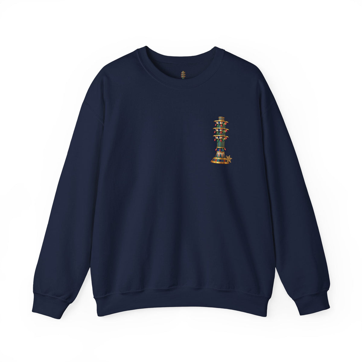 Egyptian Festive Pillar Christmas Crewneck Sweatshirt Printify