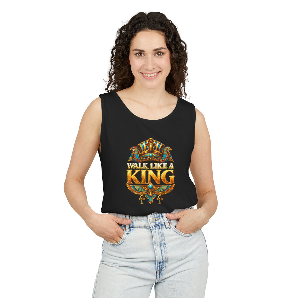 Pharaohs Pride USA Garment-Dyed Cotton Tank Top