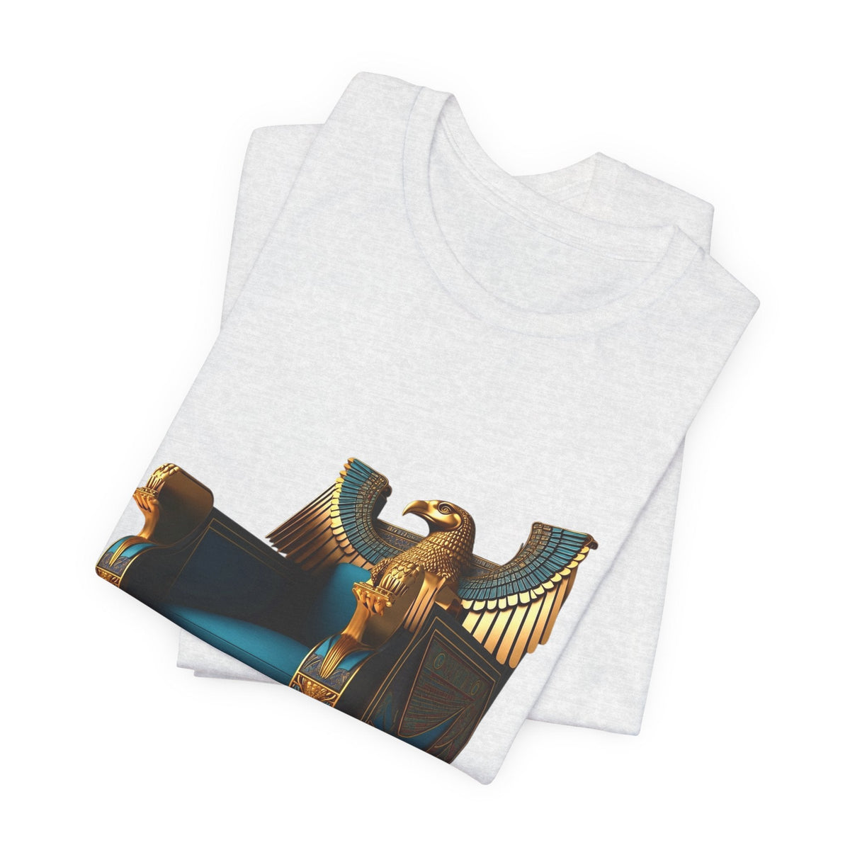 Egyptian Throne T-Shirt — Ancient Egypt Golden Throne Tee Printify