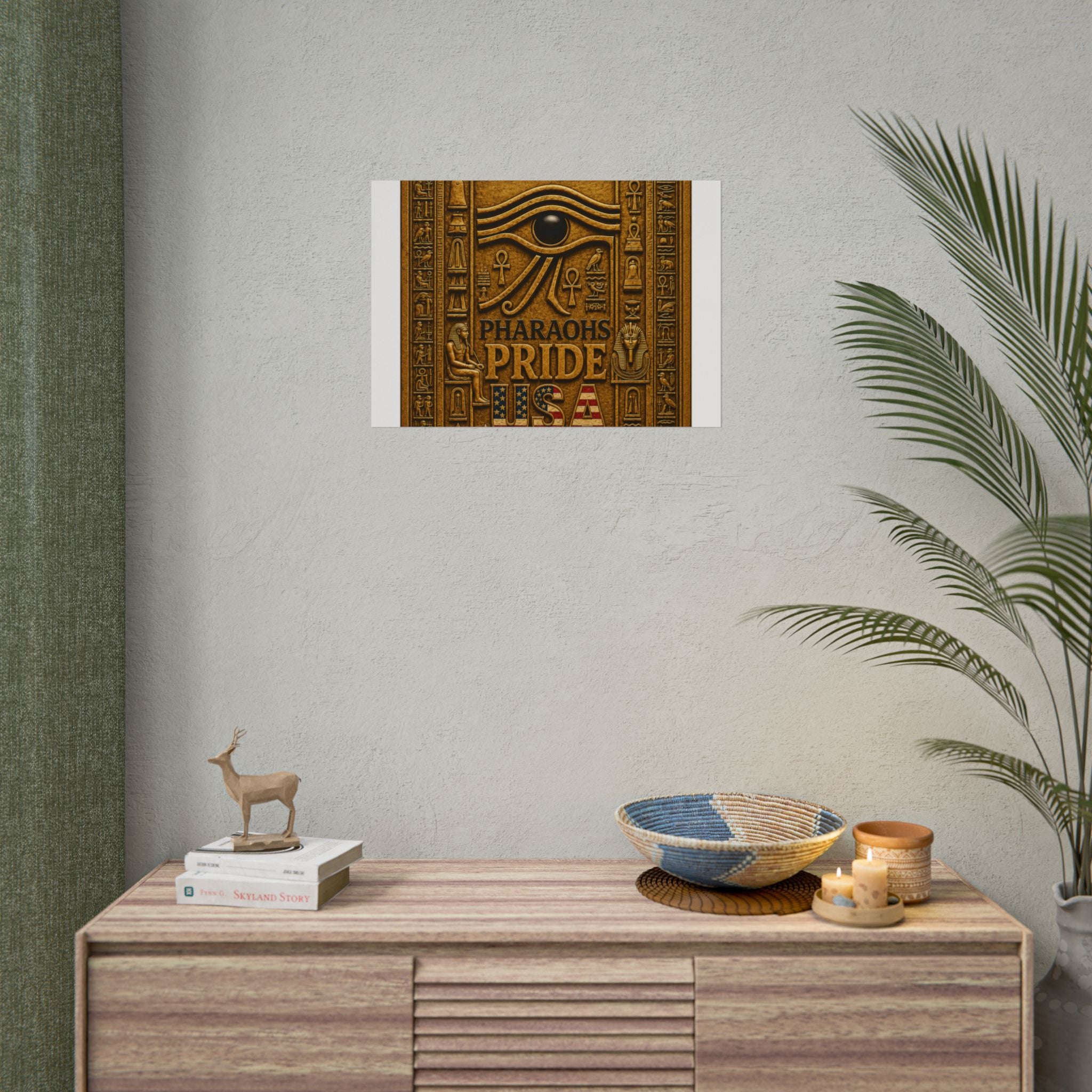 Eye of Horus Pride rolled poster by Pharaohs Pride USA — alternate product view