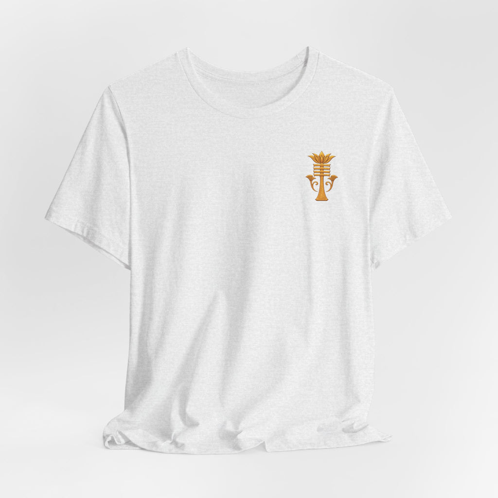 Egyptian Ankh Heart Chest Tee Printify
