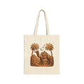 Camel Desert Tote Bag — Boho Palm Tree Canvas Tote Printify