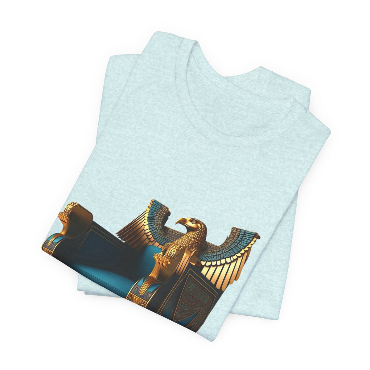 Egyptian Throne T-Shirt — Ancient Egypt Golden Throne Tee Printify
