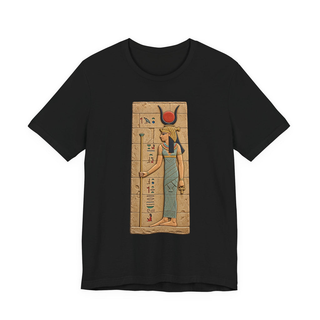 Goddess Isis T-Shirt — Ancient Egyptian Hieroglyph Art Tee Printify