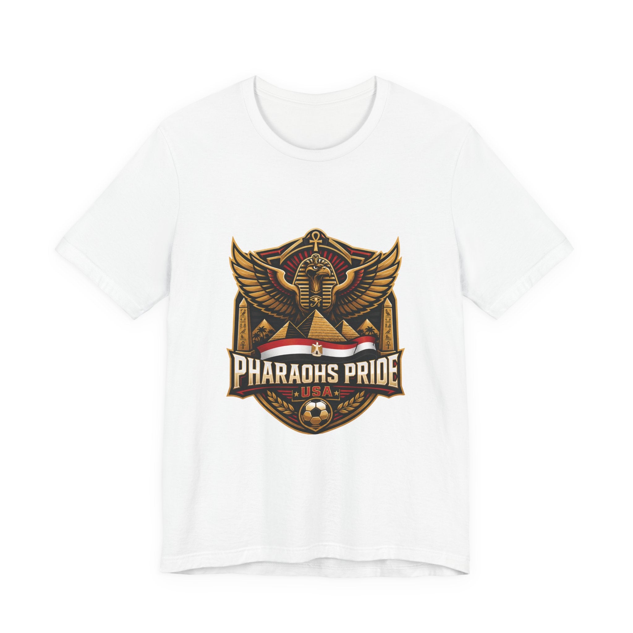 Pharaohs Pride Football Tee | Egypt Soccer Fan T-Shirt