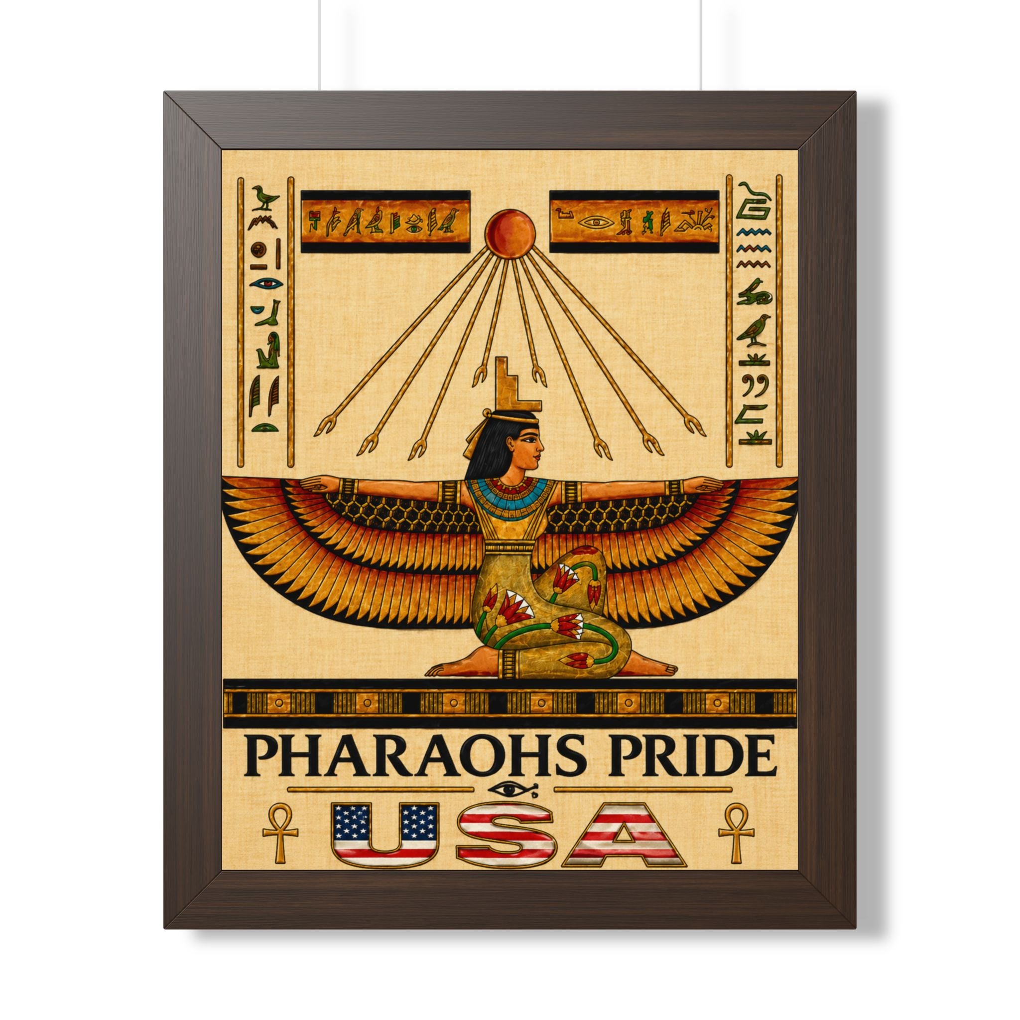 Pharaohs Pride USA Framed Egyptian Papyrus Wall Art product image 15