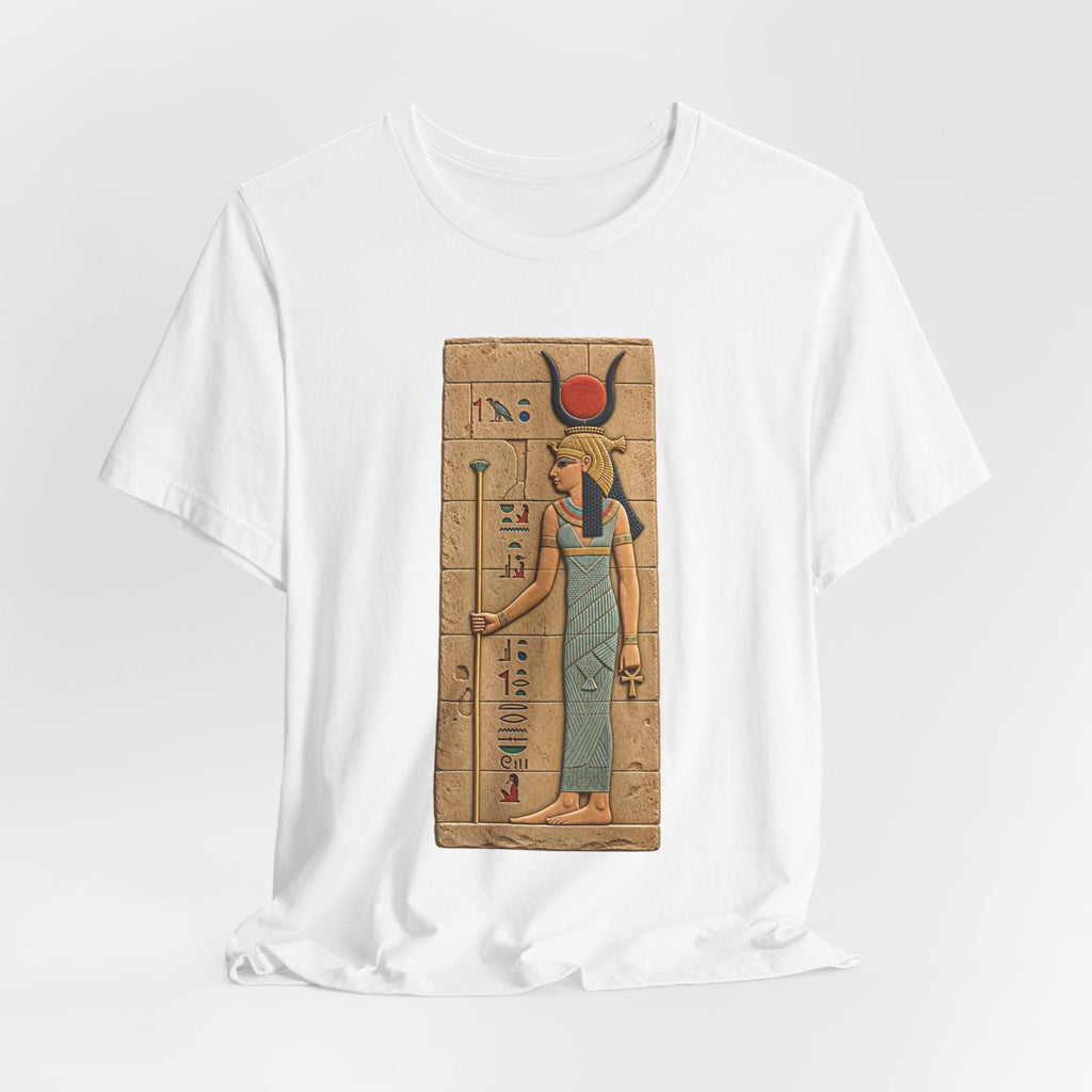 Goddess Isis T-Shirt — Ancient Egyptian Hieroglyph Art Tee Printify