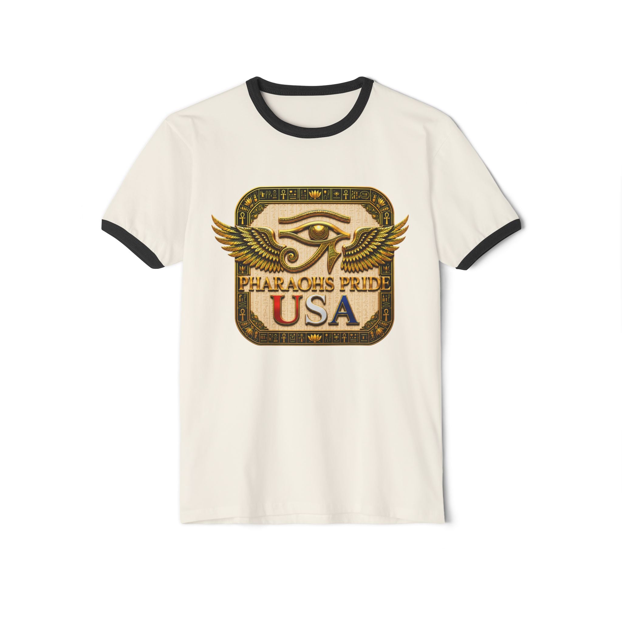 Pharaohs Pride USA Classic Cotton Ringer T-Shirt product image 4