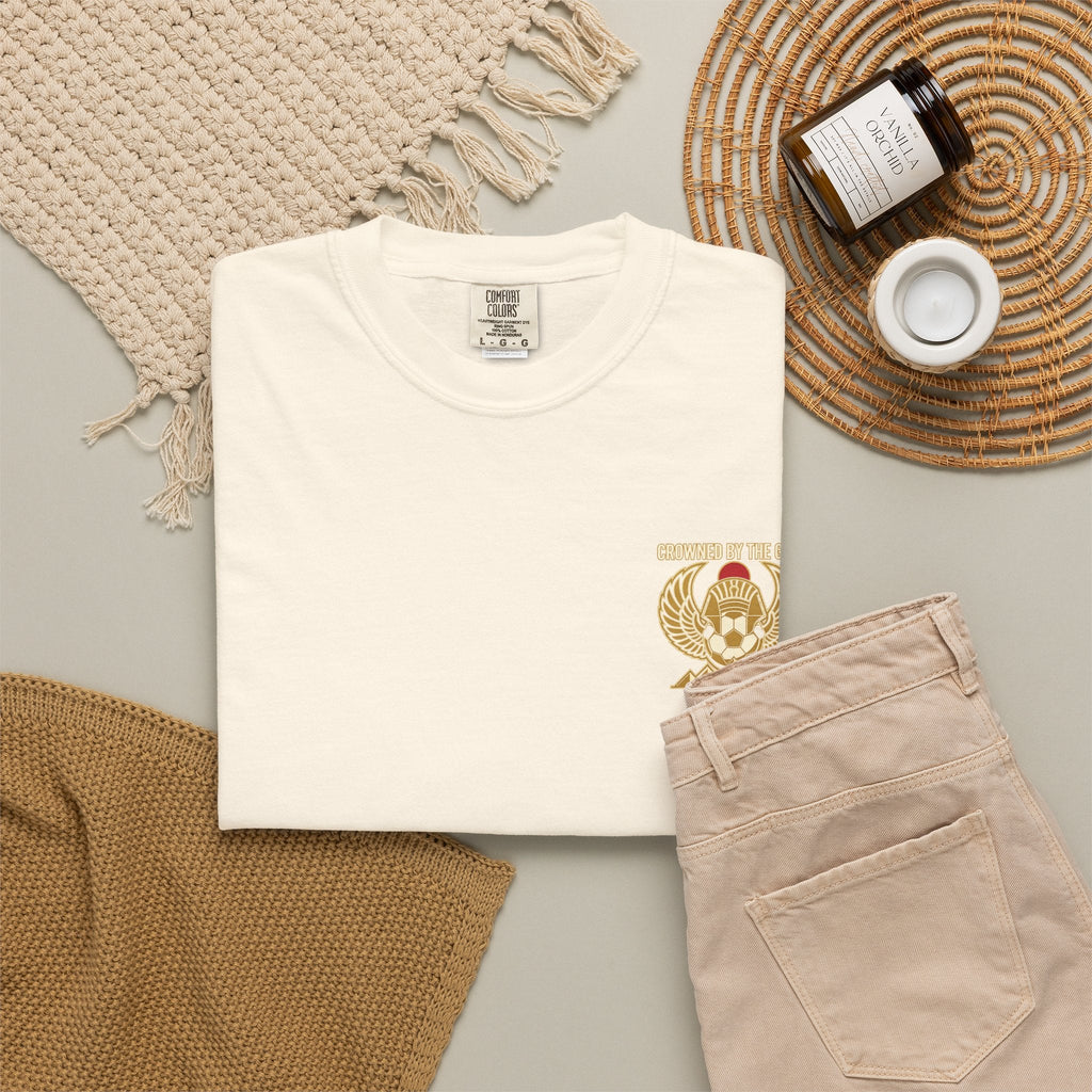 Crowned by the Game – Egyptian Football Heritage T-Shirt Printify