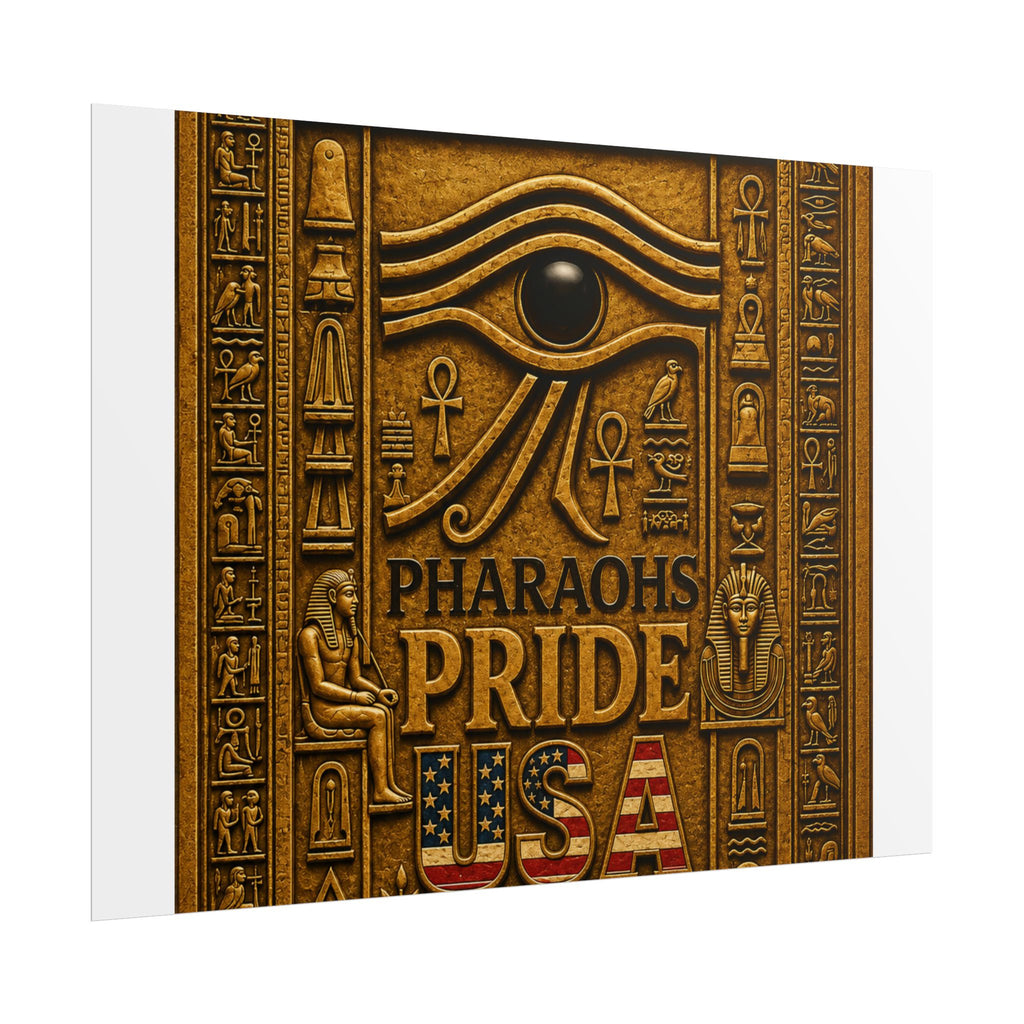 Eye of Horus Pride rolled poster by Pharaohs Pride USA — alternate product view