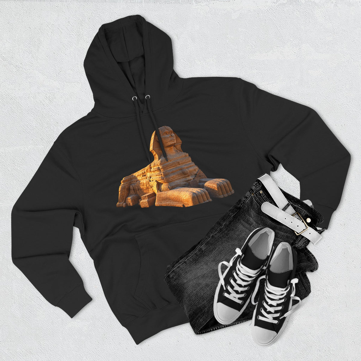 Pharaohs Pride USA Premium Three-Panel Fleece Hoodie