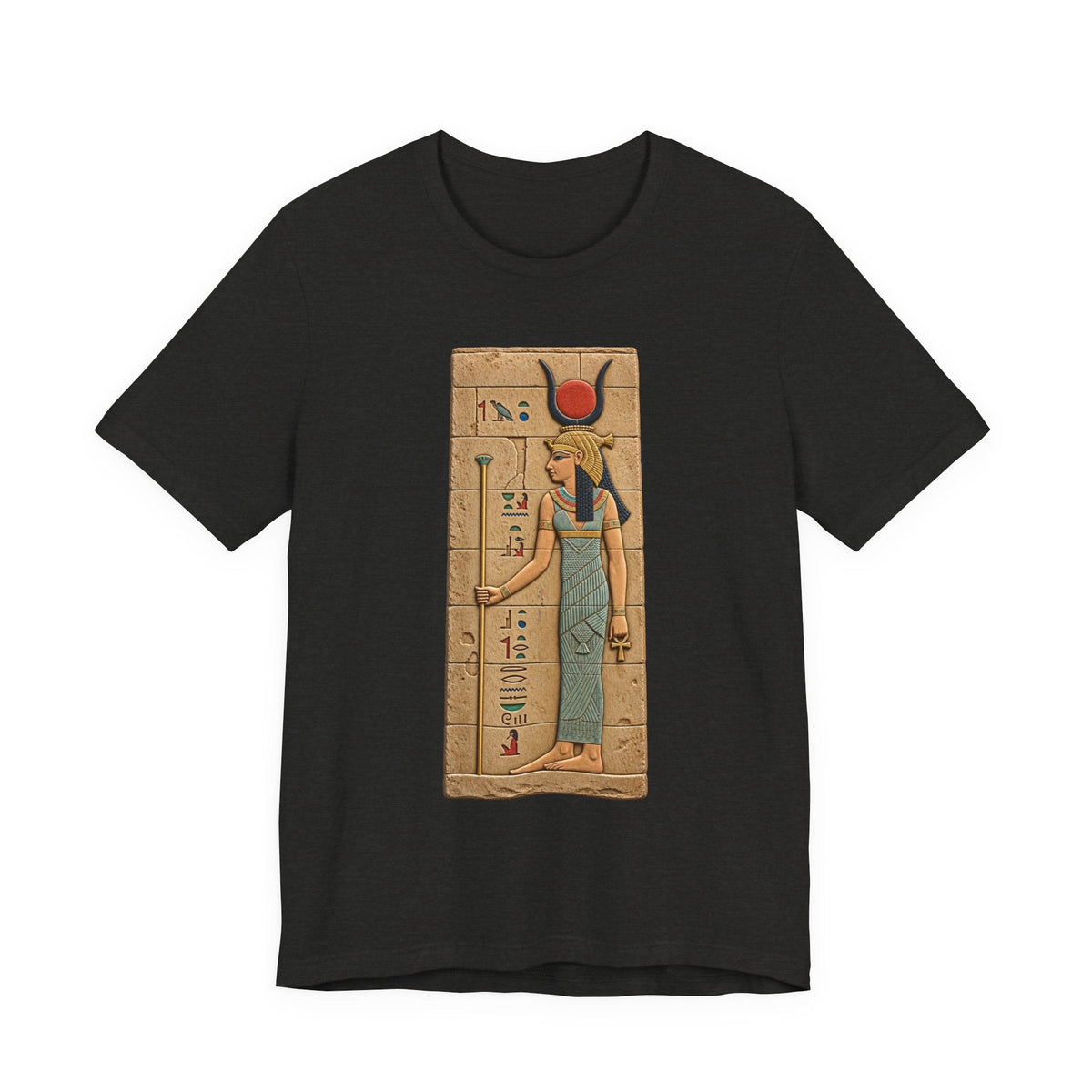 Goddess Isis T-Shirt — Ancient Egyptian Hieroglyph Art Tee Printify