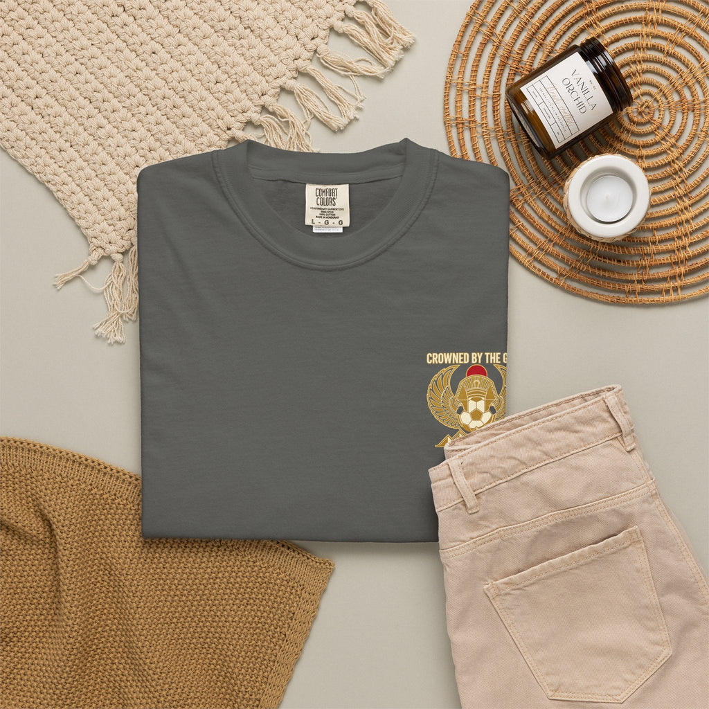 Crowned by the Game – Egyptian Football Heritage T-Shirt Printify