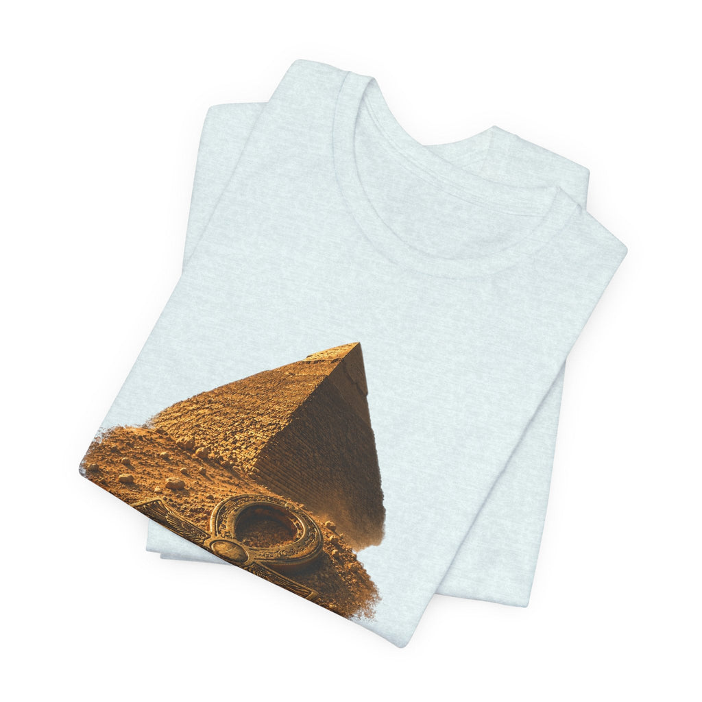 Egyptian Pyramid & Ankh T-Shirt — Ancient Egypt Graphic Tee Printify