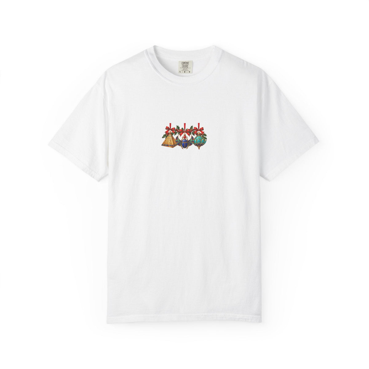 Egyptian Christmas Ornament Trio T-Shirt Printify