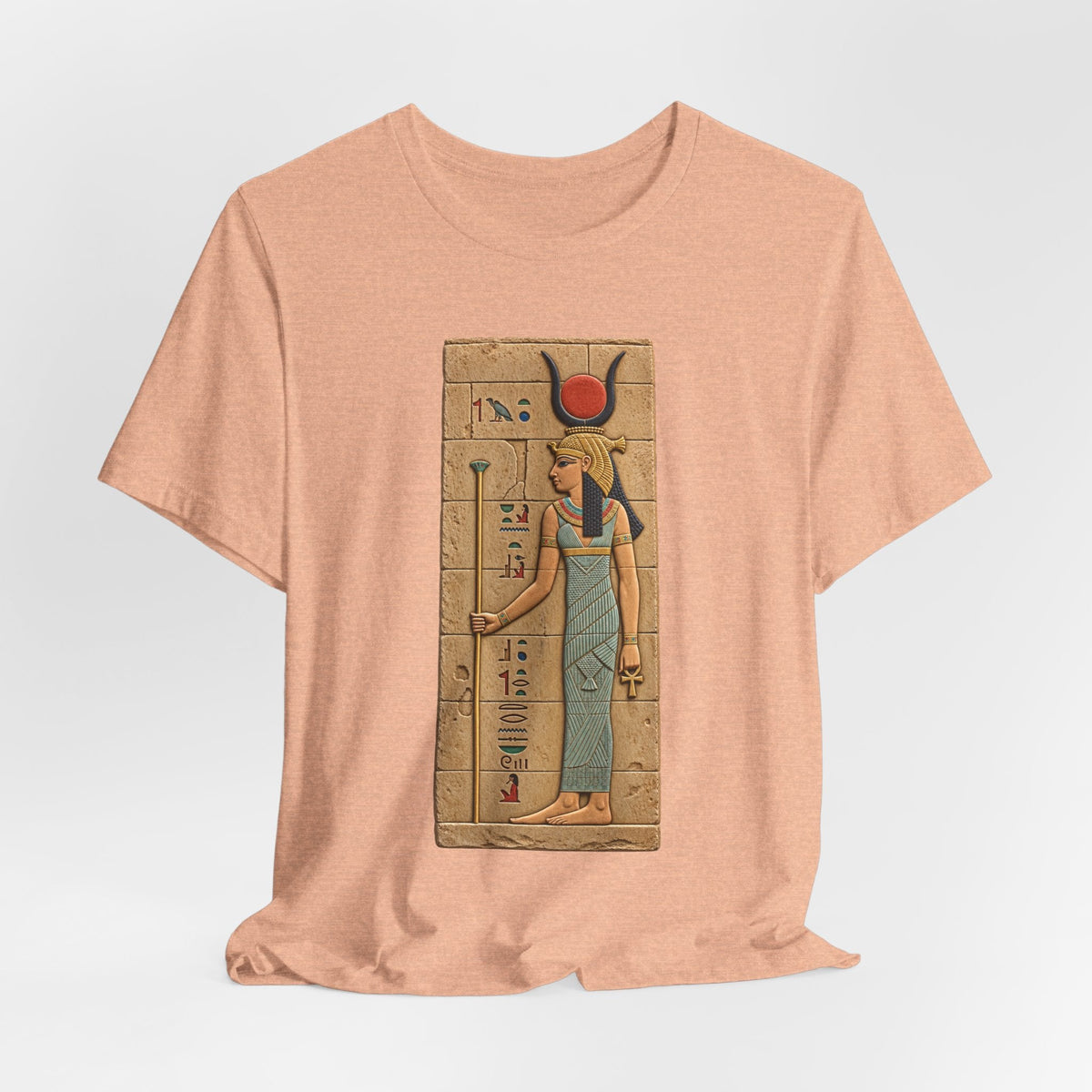 Goddess Isis T-Shirt — Ancient Egyptian Hieroglyph Art Tee Printify