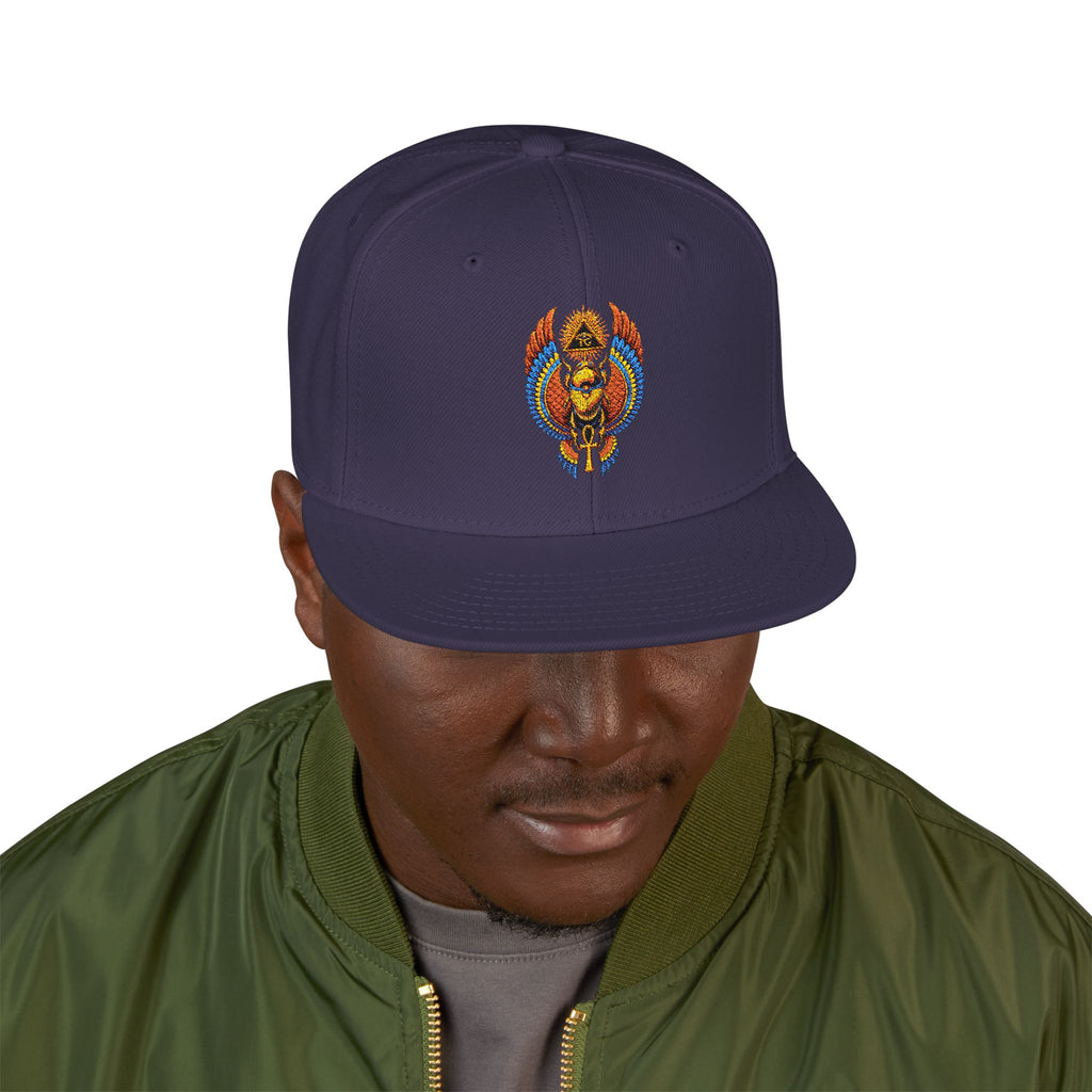 Egyptian Heritage High-Profile Embroidered Snapback