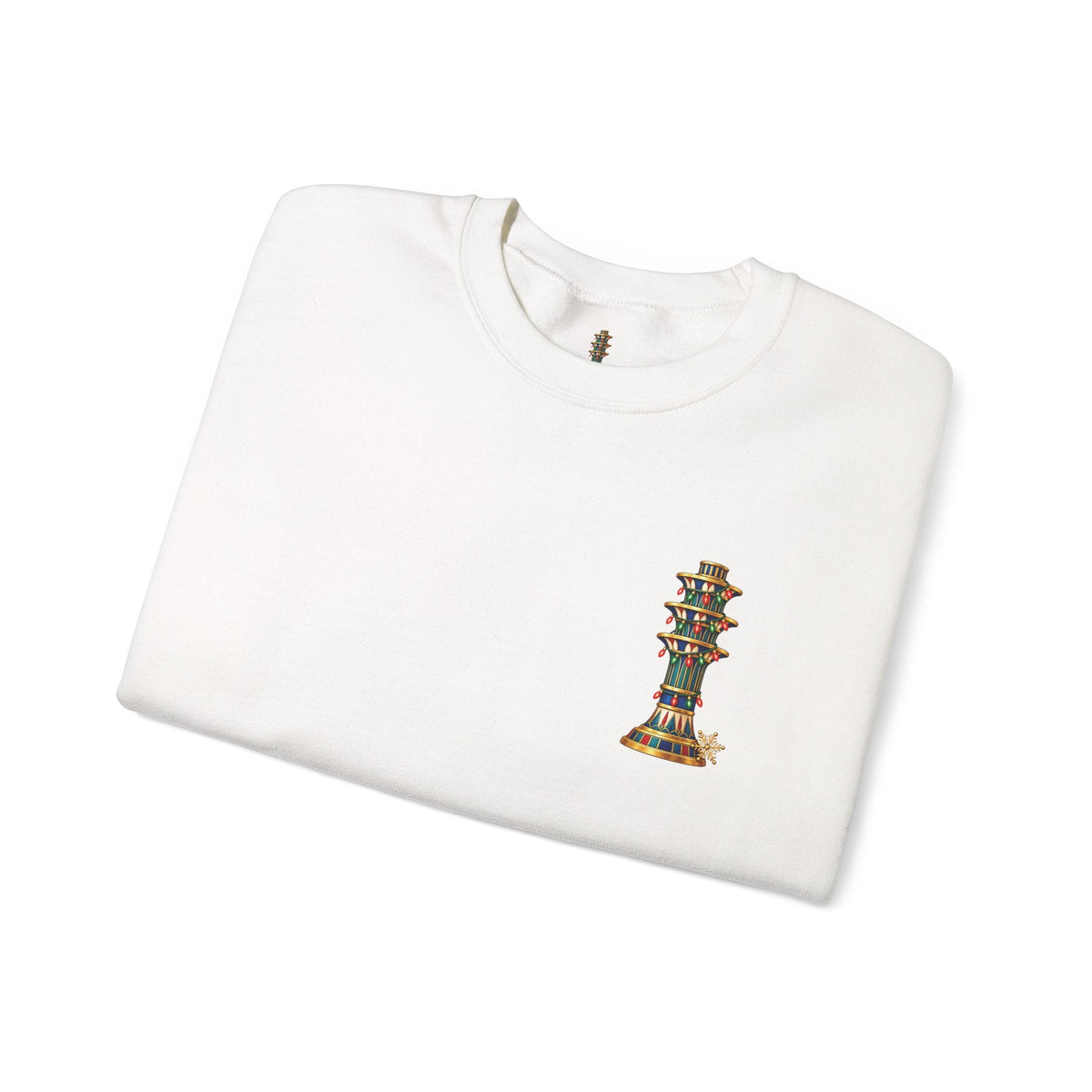 Egyptian Festive Pillar Christmas Crewneck Sweatshirt Printify