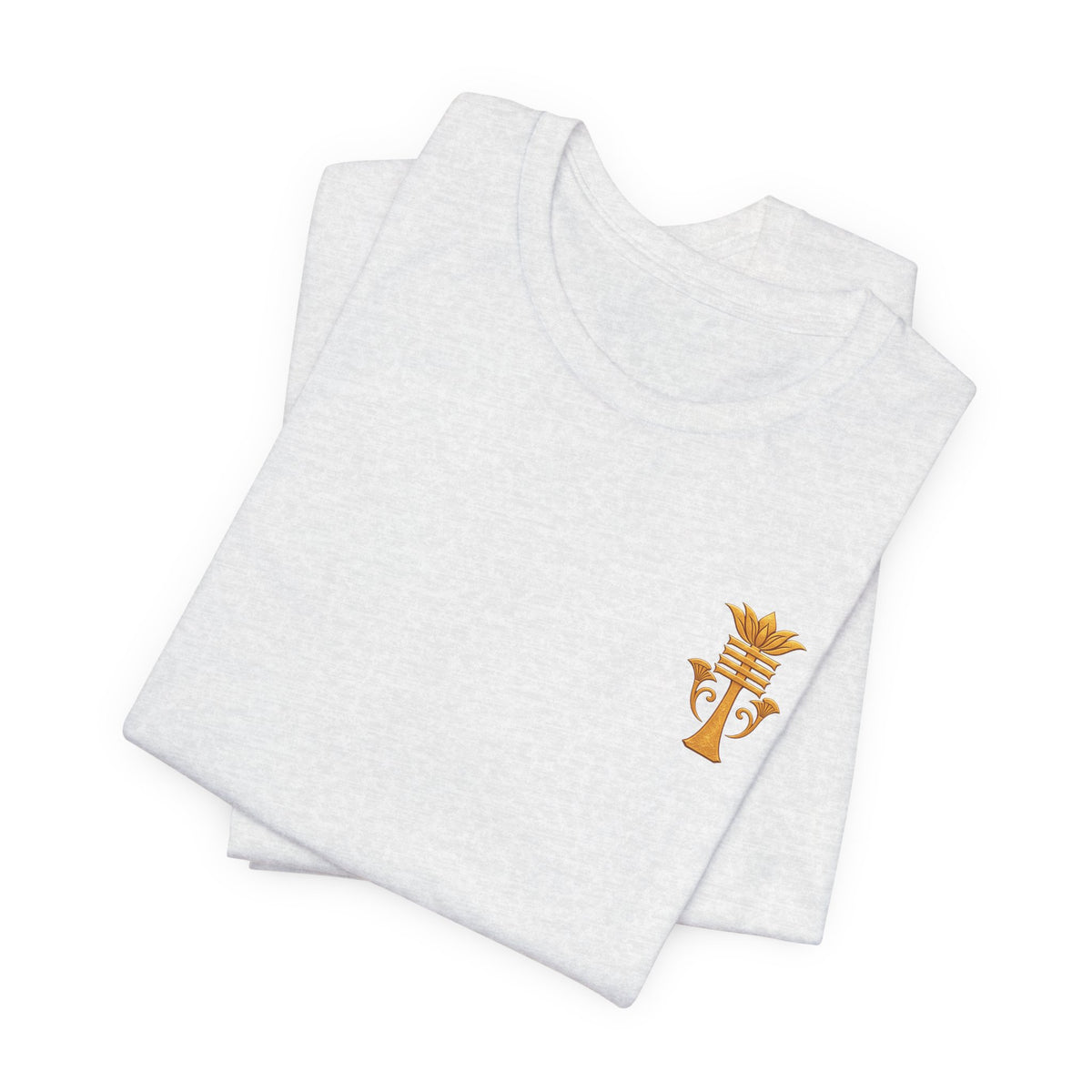 Egyptian Ankh Heart Chest Tee Printify