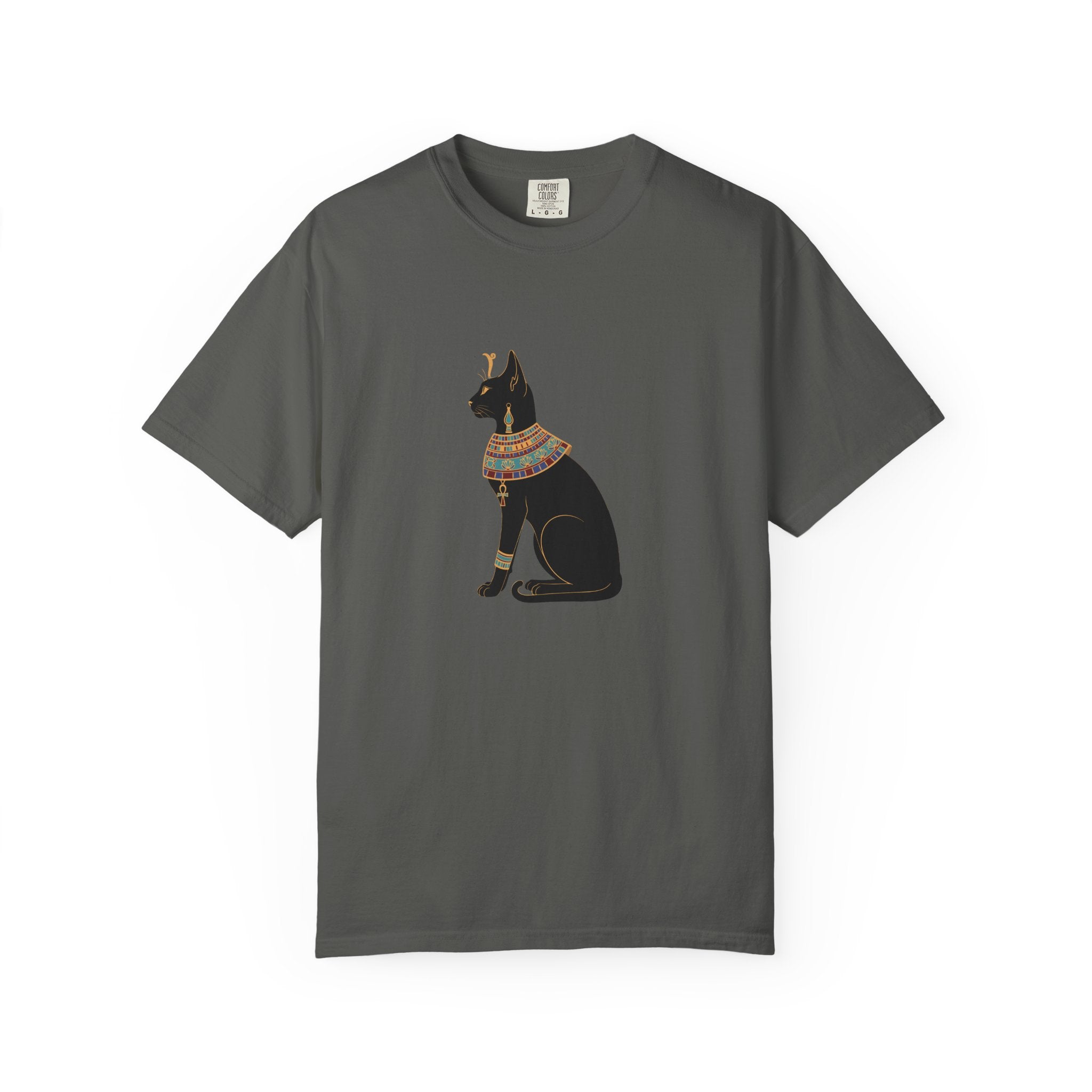 Bastet Egyptian Cat Garment-Dyed T-Shirt