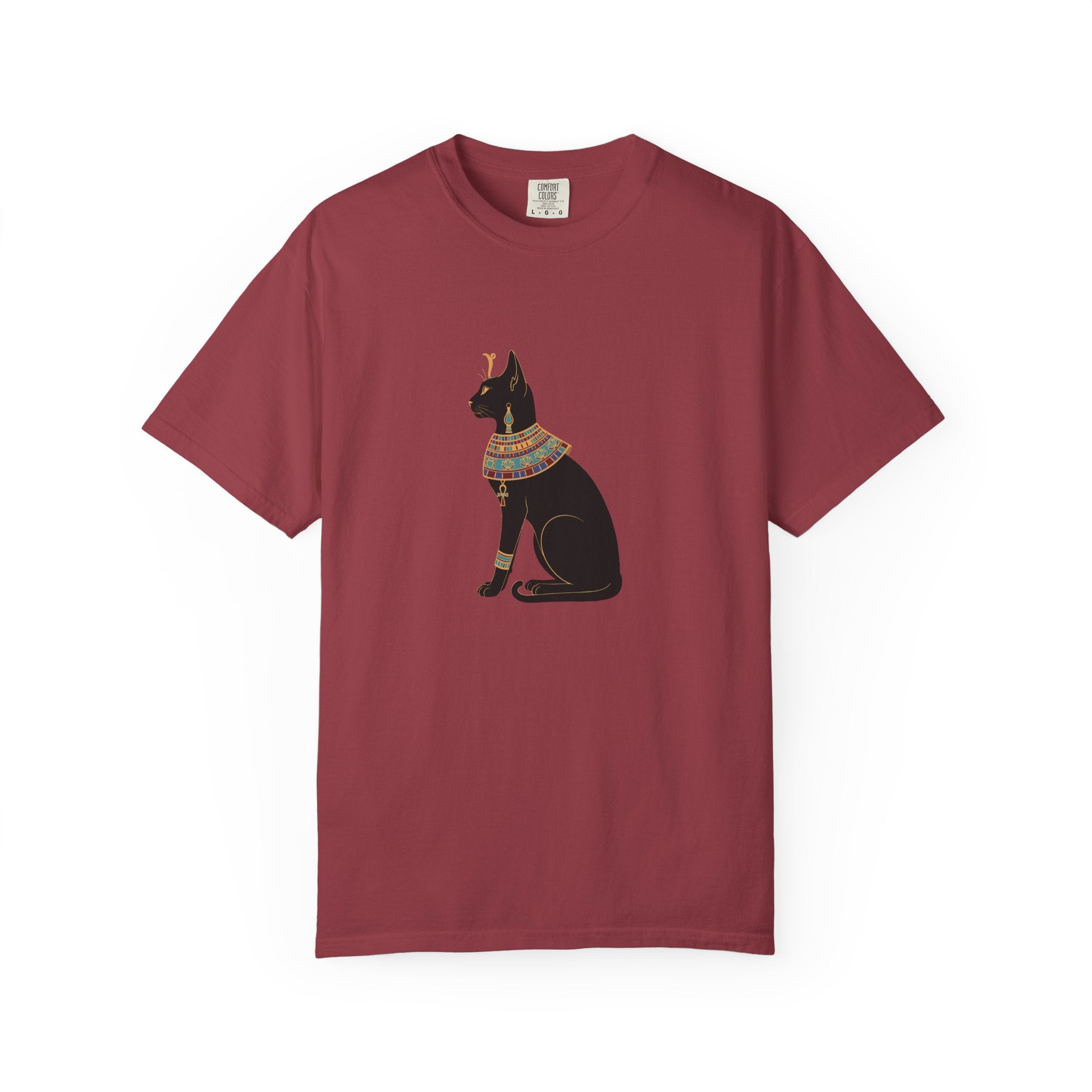Bastet Egyptian Cat Garment-Dyed T-Shirt