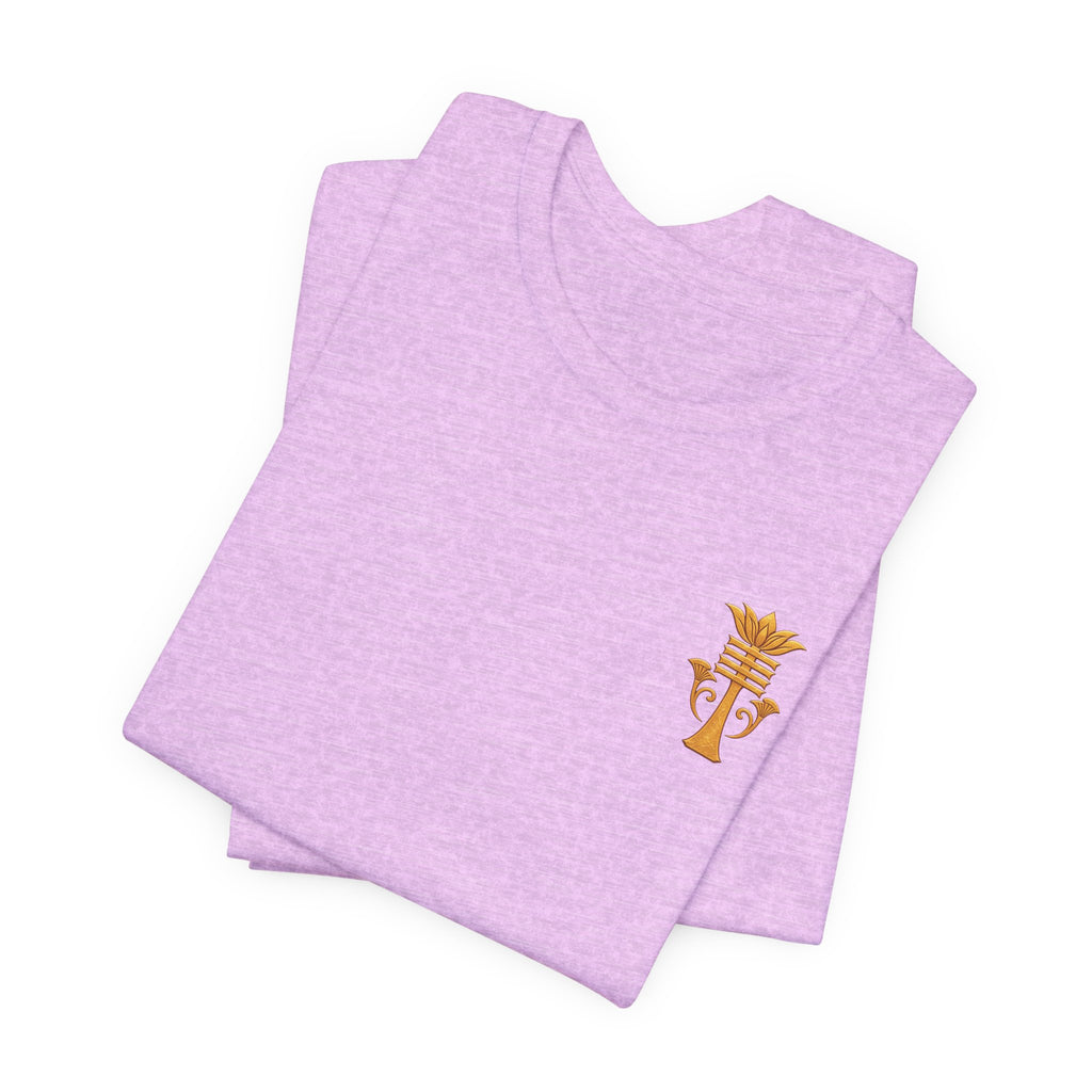 Egyptian Ankh Heart Chest Tee Printify