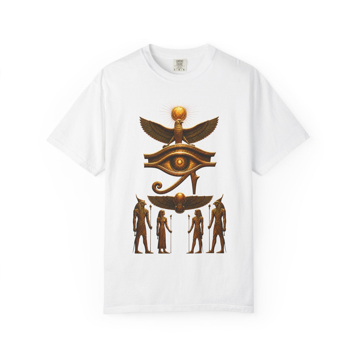 Unisex Garment-Dyed T-shirt in soft-washed 100% ring-spun cotton with relaxed fit and durable double-needle stitching