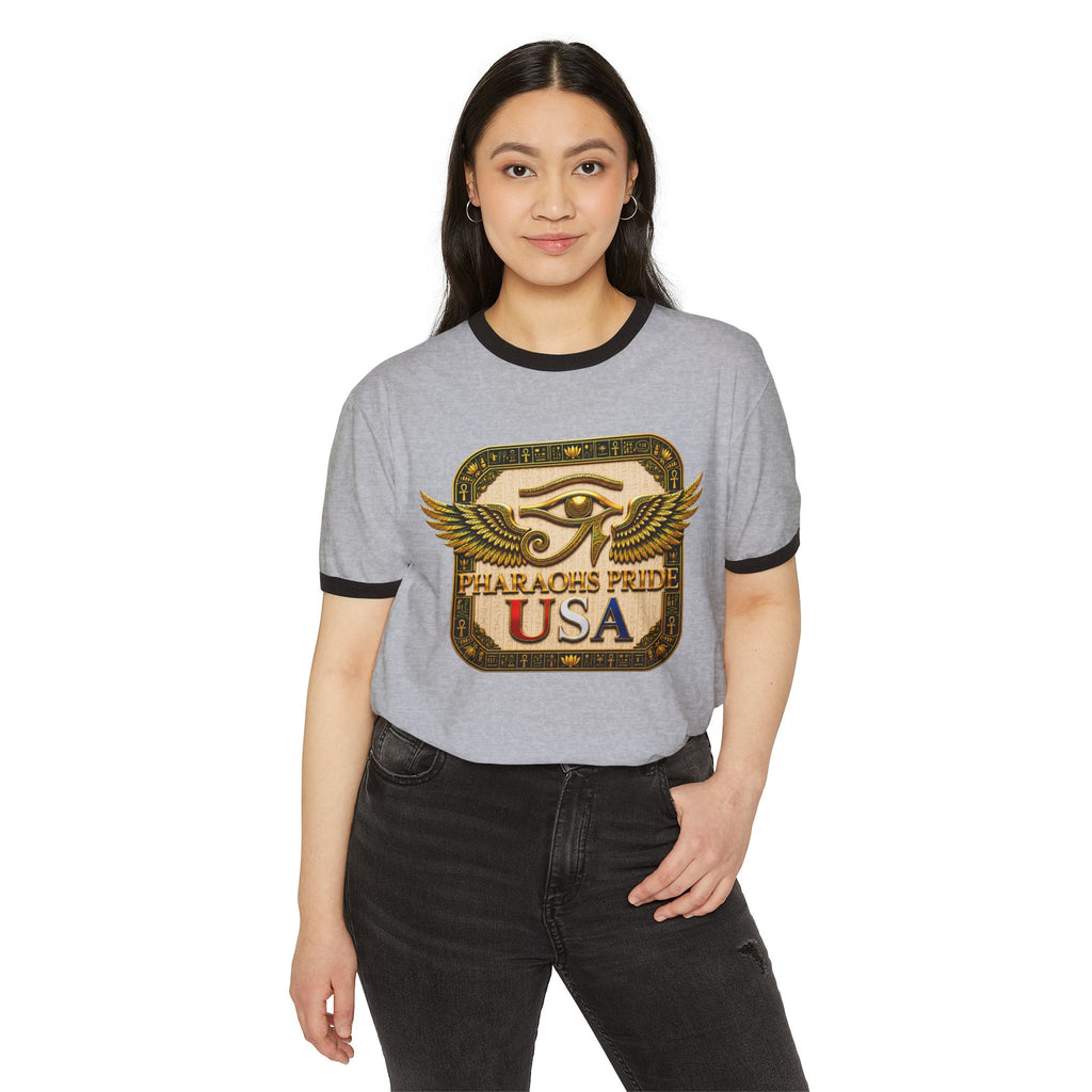 Pharaohs Pride USA Classic Cotton Ringer T-Shirt product image 12
