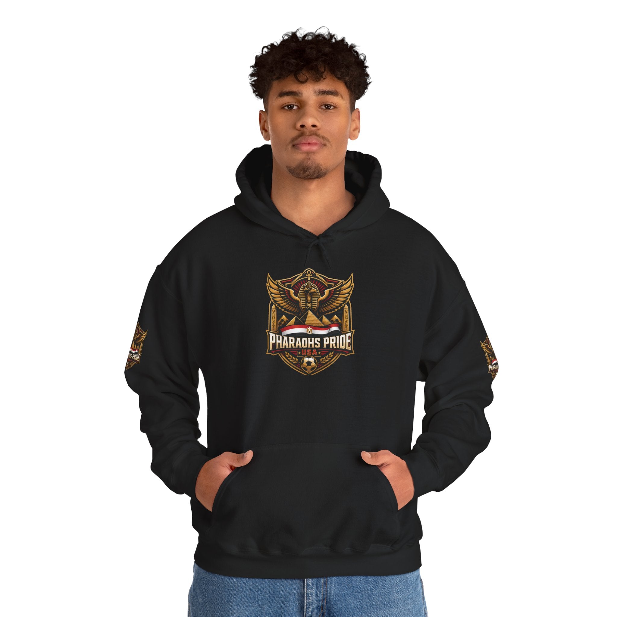 Egypt Football Fan Hoodie with Pharaoh Graphic product image 7