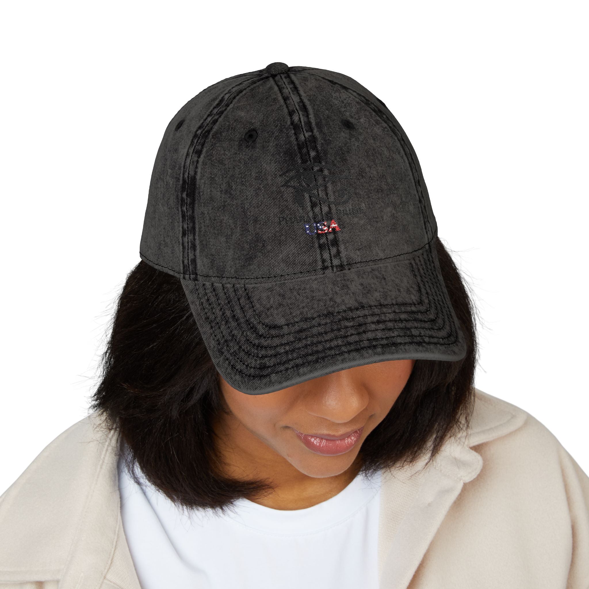 Pharaohs Pride USA Embroidered Vintage Cotton Cap
