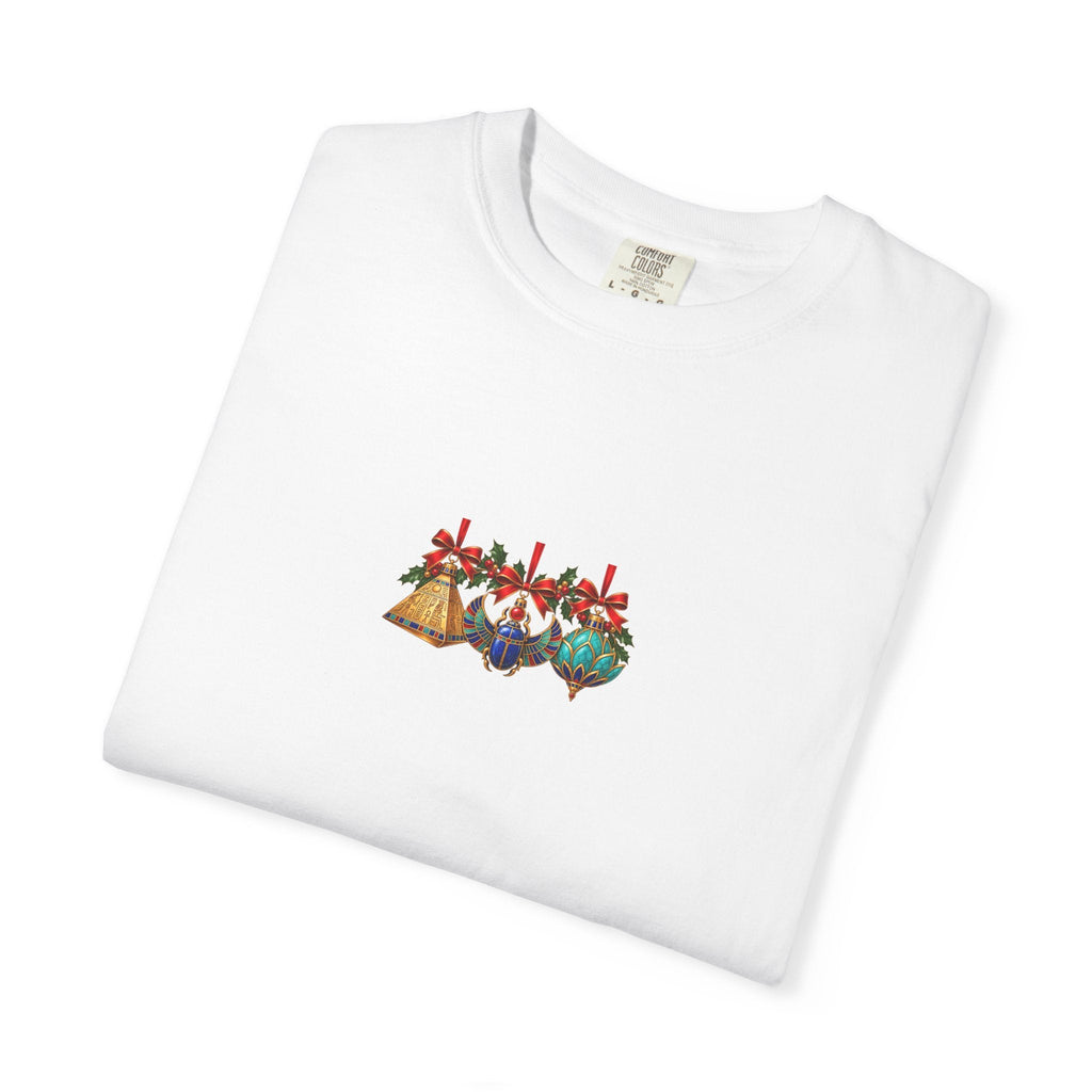 Egyptian Christmas Ornament Trio T-Shirt Printify
