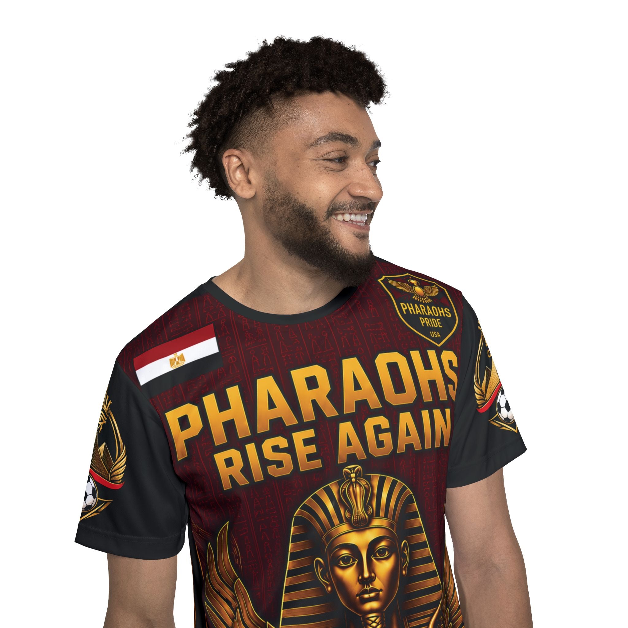 Pharaohs Pride USA Egypt Performance Football Jersey
