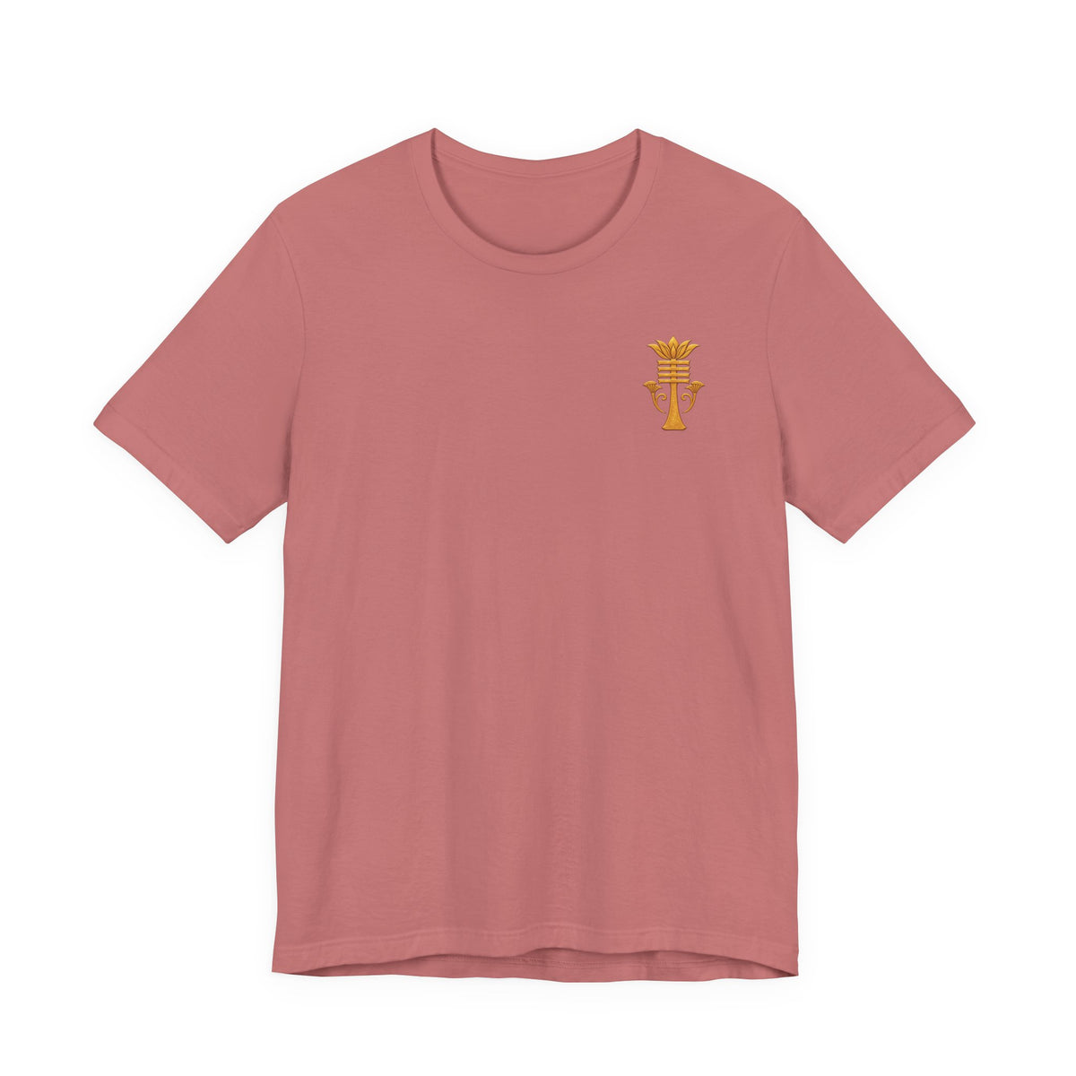 Egyptian Ankh Heart Chest Tee Printify