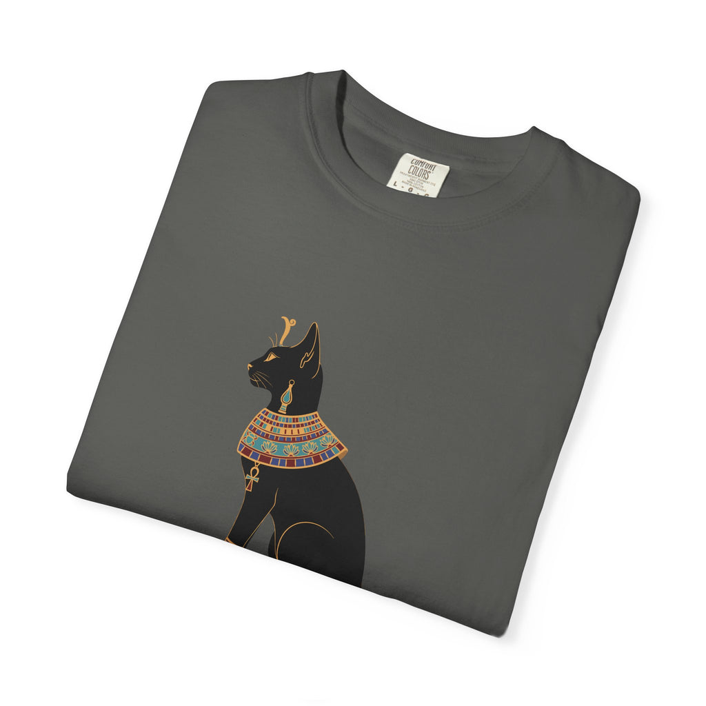 Bastet Egyptian Cat Garment-Dyed T-Shirt