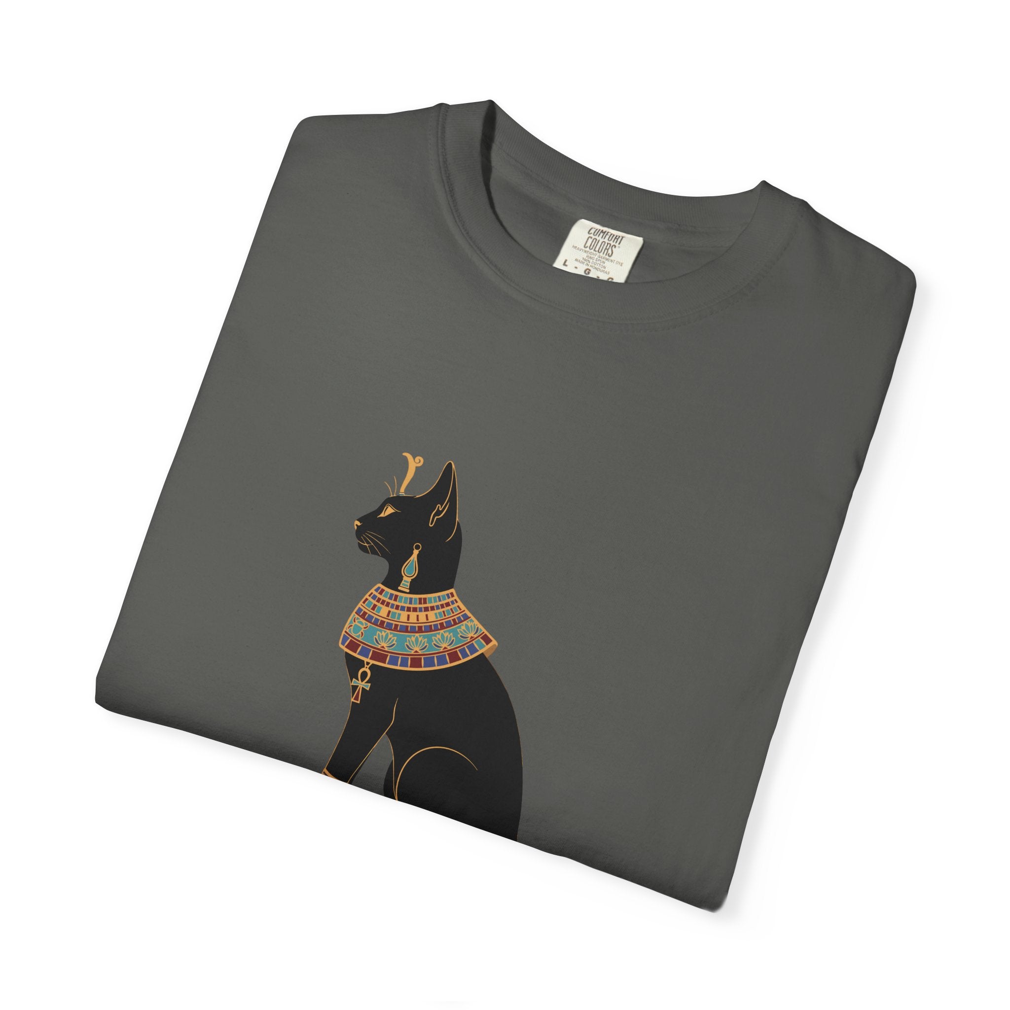 Bastet Egyptian Cat Garment-Dyed T-Shirt