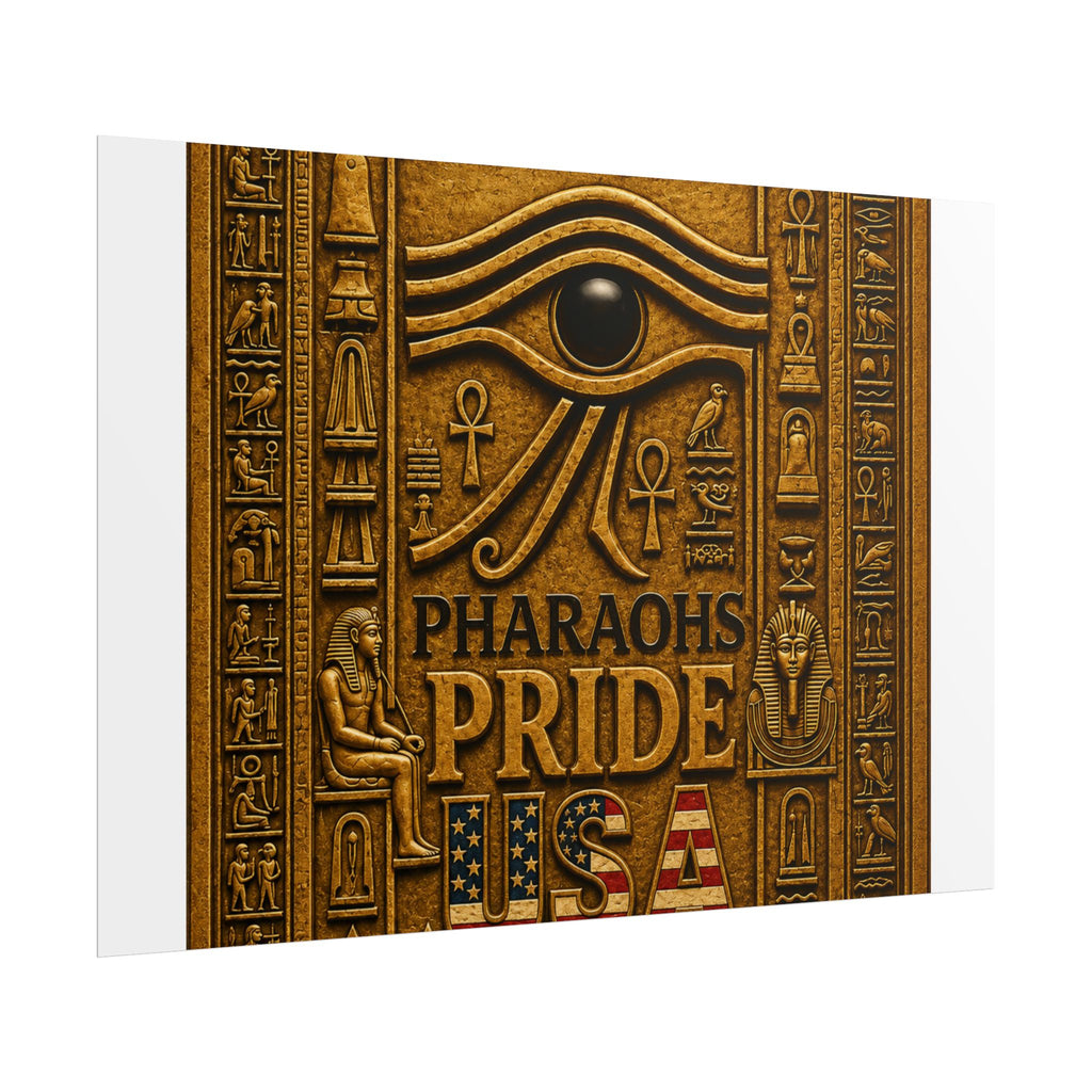 Eye of Horus Pride rolled poster by Pharaohs Pride USA — alternate product view