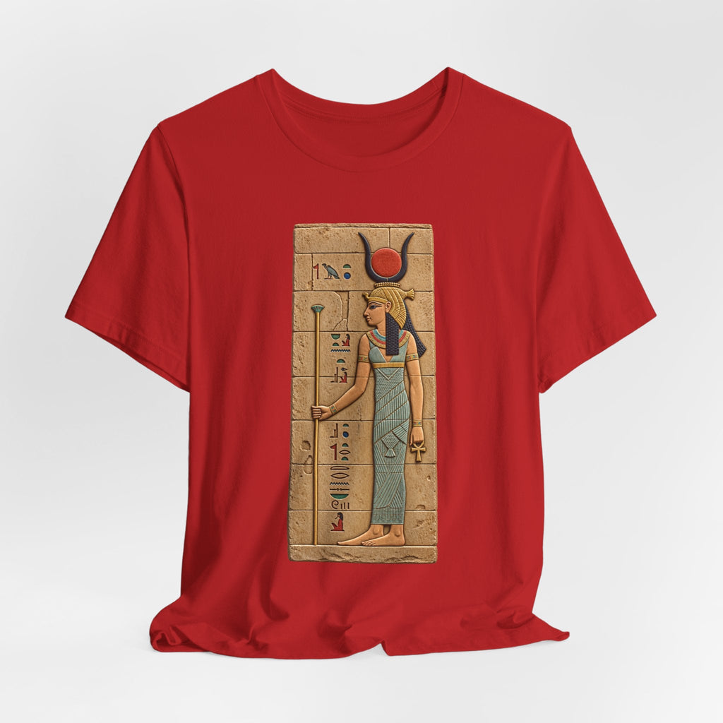 Goddess Isis T-Shirt — Ancient Egyptian Hieroglyph Art Tee Printify