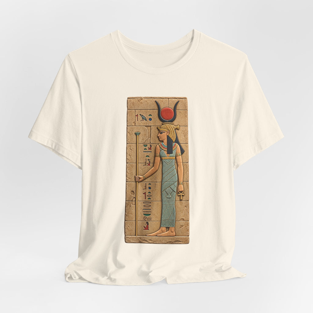 Goddess Isis T-Shirt — Ancient Egyptian Hieroglyph Art Tee Printify
