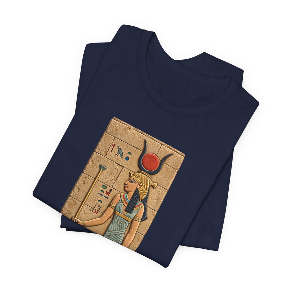 Goddess Isis T-Shirt — Ancient Egyptian Hieroglyph Art Tee Printify