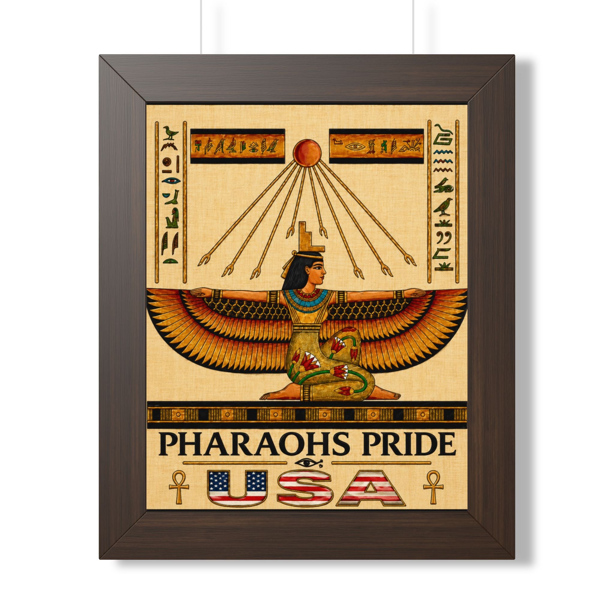 Pharaohs Pride USA Framed Egyptian Papyrus Wall Art product image 11