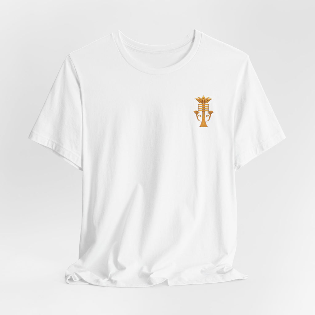 Egyptian Ankh Heart Chest Tee Printify