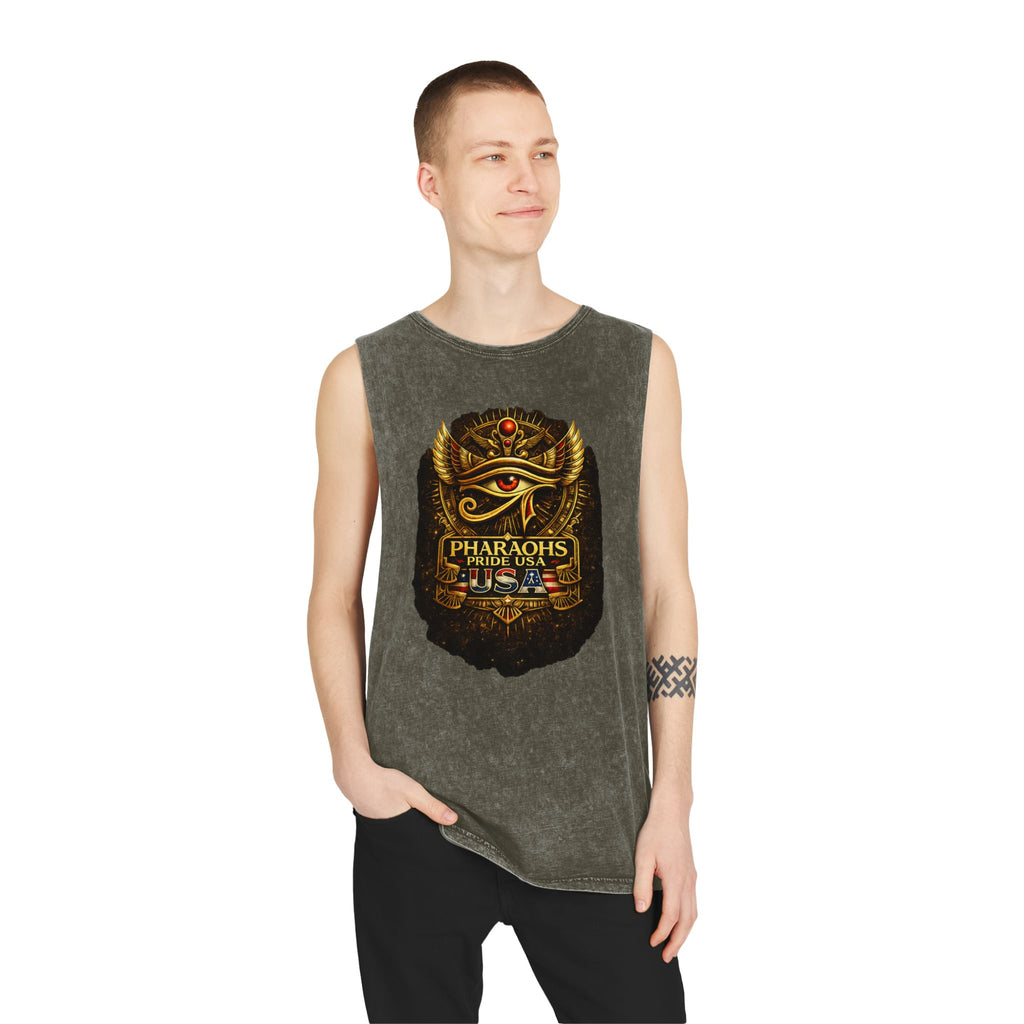 Pharaohs Pride USA Eye of Horus Tank Top – Egypt Heritage Fan Apparel