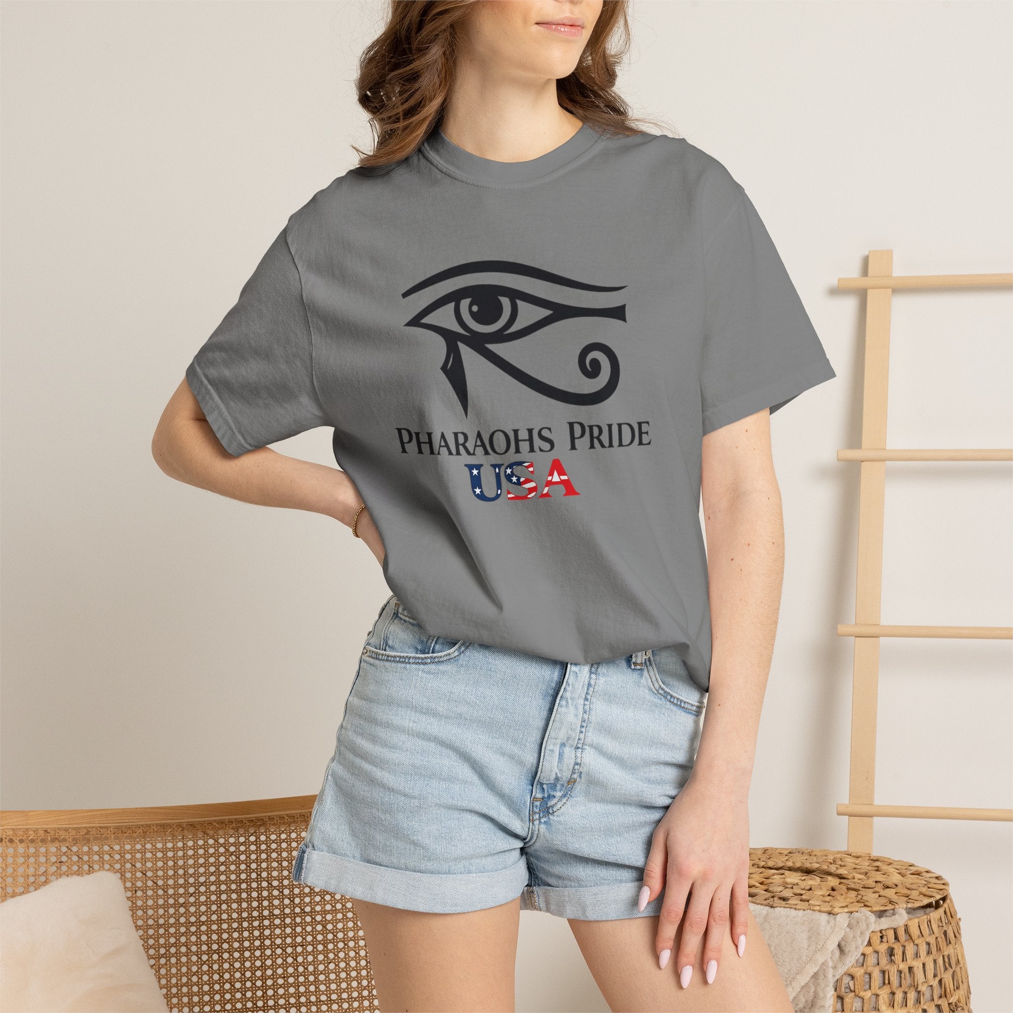 Pharaohs Pride USA Garment-Dyed Cotton T-Shirt product image 27