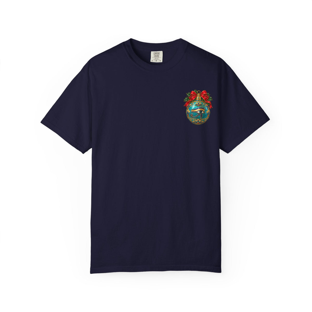 Egyptian Eye of Horus Christmas Ornament T-Shirt Printify