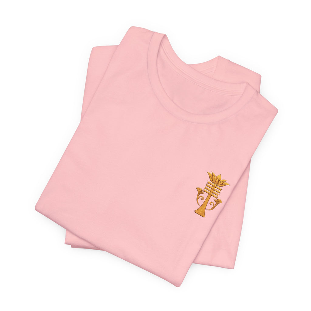 Egyptian Ankh Heart Chest Tee Printify