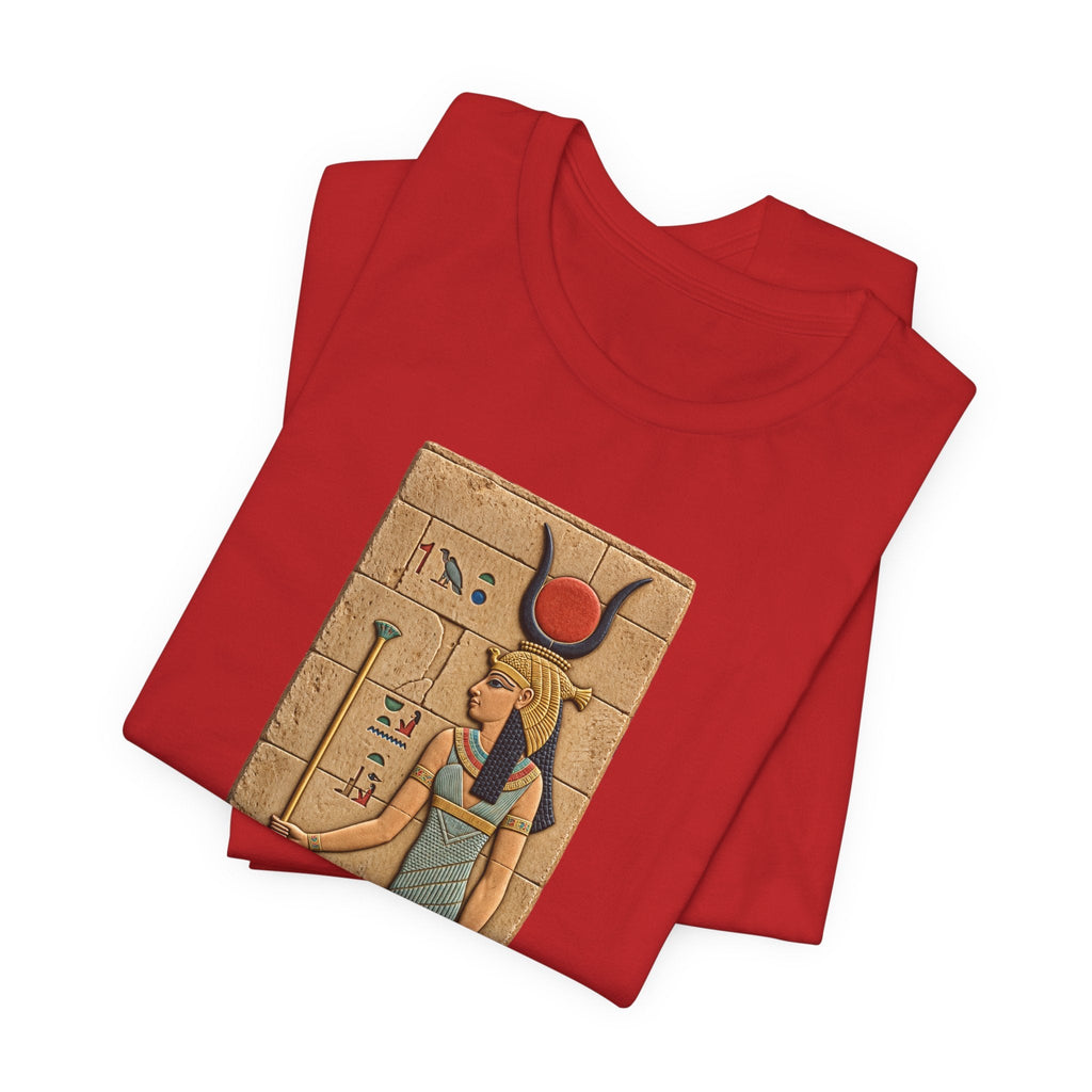 Goddess Isis T-Shirt — Ancient Egyptian Hieroglyph Art Tee Printify