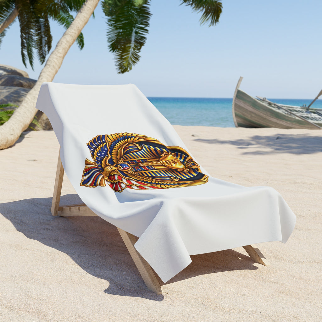 Pharaohs Pride USA Heritage Pattern Beach Towel