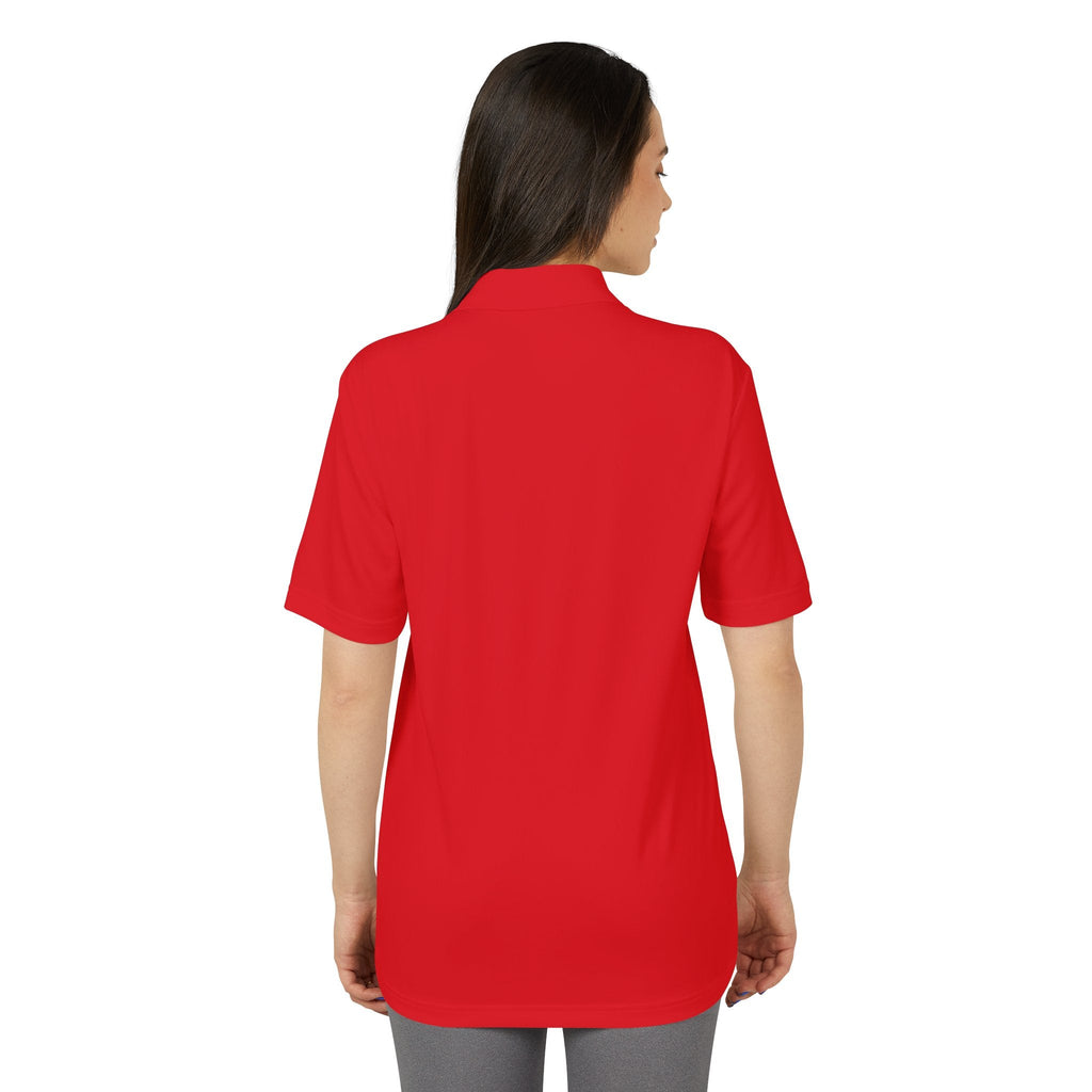 Eye of Horus Polo Shirt — Egyptian Symbol Embroidered Performance Golf Polo Printify