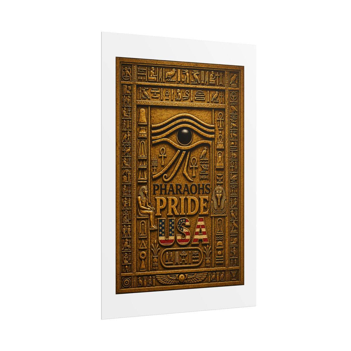 Eye of Horus Pride rolled poster by Pharaohs Pride USA — alternate product view